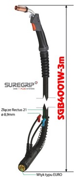 СВАРОЧНЫЙ ПИСТОЛЕТ MIG PARKER SUREGRIP ERGO 4001W