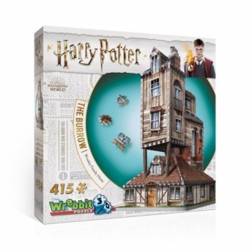 Wrebbit Puzzle 3D Harry Potter Dům Wessleyových 415 dílků