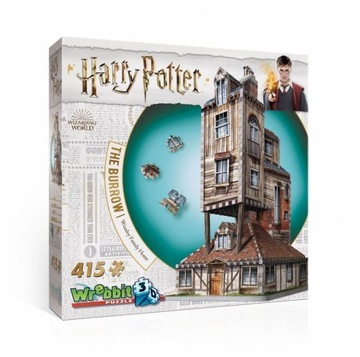 Wrebbit PUZZLE 3D Harry Potter Dom Wessleyów 415 el