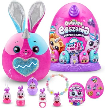 Zestaw ZURU Rainbocorns Eggzania Surprise Mania Plusz Maskotka Królik