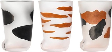 Кружка «Кошачья лапа» Кружка «Кошачий коготь» Молочная кружка из матового стекла