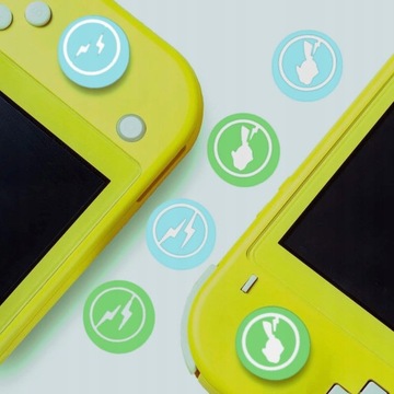 SILIKONOWE NAKŁADKI GRIPY GUMKI NA GRZYBKI JOY-CON DO NINTENDO SWITCH 4SZT
