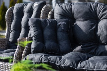 Подушка для садового кресла jasiek 45x45 LEN BLACK