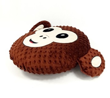 ПОДУШКА ОБЕЗЬЯНА, ОБЕЗЬЯНА, С НАПИСЬЮ, ВЫШИВКА, ОБНИМКИ