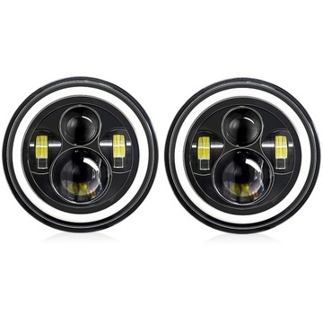 2Pcs 7 inch Car Motorcycle LED Headlight with