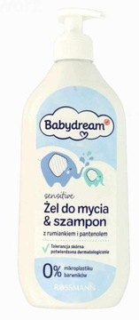 Babydream Żel do mycia i szampon 500 ml