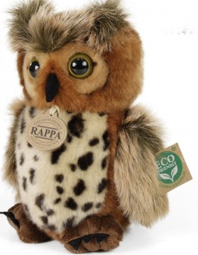 MASKOTKA SOWA BRĄZOWA 20cm PUCHACZ REAL PLUSH