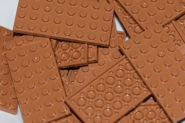 LEGO 3035 medium nougat nugatowa płytka 4x8 5szt