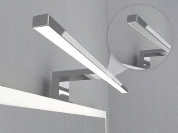 Szafka lustrzana wisząca z oświetleniem LED Szafka łazienkowa z listrem