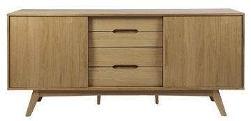 КОМОД ИЗ СКАНДИНАВСКОГО ДУБА С ЯЩИКАМИ