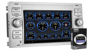 РАДИО ANDROID GPS WIFI BT FORD KUGA S-MAX C-MAX