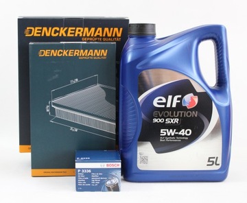 FILTRY+ OLEJ ELF 900 SXR 5W40 RENAULT FLUENCE 1.6