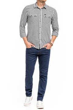 Męskie spodnie jeansowe dopasowane Mustang OREGON TAPERED 32/30