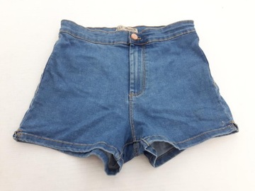 DENIM CO jeansowe KRÓTKIE SPODENKI wysoki stan MODNE _ 38