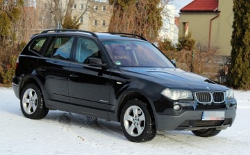 BMW X3 E83 xDrive18d 143KM 2009 BMW X3 Zarejestrowany 4x4 Bezwypadkowy 2.0 Diesel 143KM, zdjęcie 1