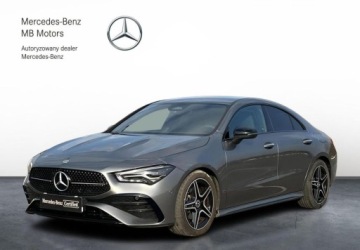 Mercedes CLA C118/X118 Coupe Facelifting 1.3 180 136KM 2023 Mercedes-Benz CLA Salon PL Od Dealera AMG Line Kamera Czujniki Carplay And