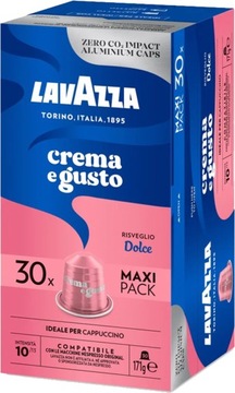 Lavazza Crema e Gusto Dolce 30 kapsułek do Nespresso