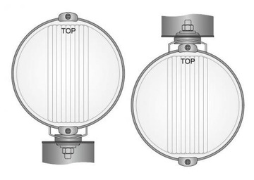 Прожектор галогенный 152мм синий, набор из 2 шт. LEO