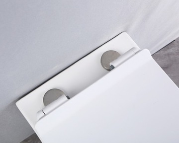 MISKA WC WISZĄCA TORNADO spłukiwanie WIROWE DESKA WOLNOOPADAJĄCA DUROPLAST