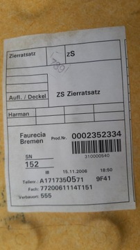 SLK W171 R171 ОБИВКА BACON AMG СЛЕВА