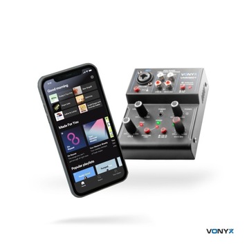 Музыкальный микшер Vonyx с комбинированным разъемом USB/XLR