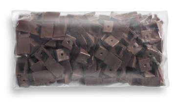 Полкодержатель Komandorek с клапаном, белый, 100 шт.