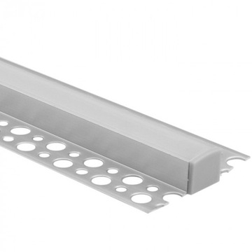 Profil LED Aluminiowy 2m Wypuszczany do Płytek PŁYT GK GIPSOWYCH ZESTAW