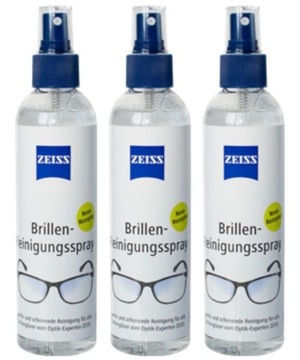 3 x PŁYN DO OKULARÓW Zeiss 240ml