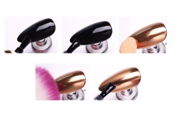 Пудра для ногтей Mirror Chrome Metallic + аппликатор