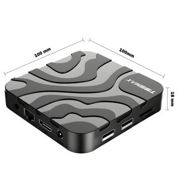SMART TV BOX ANDROID 9 64BIT 6K WIFI 802.11N HDR + УДАЛЕННЫЙ ВХОД LAN