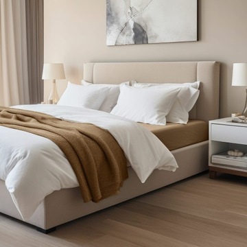Prześcieradło jersey elastan z gumką 140x200x25 brąz Darymex