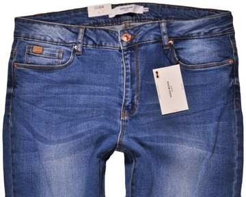 VERO MODA spodnie REGULAR blue jeans SEVEN _ W32 L32