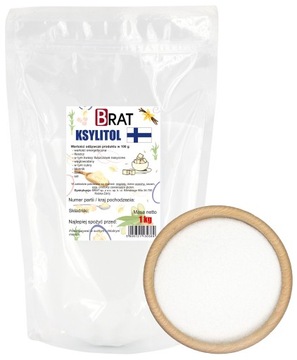 KSYLITOL FIŃSKI 1kg Cukier brzozowy czysty Danisco xylitol