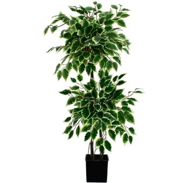 ДЕРЕВО ДЕРЕВО РАСТЕНИЕ ИСКУССТВЕННЫЕ ЦВЕТЫ КОМПОЗИЦИЯ ЛИСТ БЕНДЖАМИН ЦВЕТОЧНЫЙ ГОРШОК 150