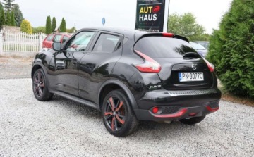 Nissan Juke I SUV Facelifting 1.2 DIG-T (Euro 6) 115KM 2016 Nissan Juke Nawigacja, Grzane fotele, Tempomat, Tapicerka, alcantara Gwara, zdjęcie 3