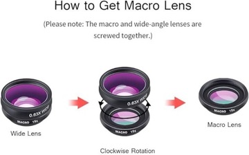 Комплект объективов для фотоаппаратов, объектив для телефона Apexel 10в1