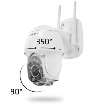 KAMERA ZEWNĘTRZNA OBROTOWA IP WiFi CAMSPOT 4.9 FULL HD MONITORING RJ-45 IR