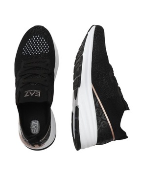 EA7 EMPORIO ARMANI Sneakersy X8X095 XK240 R699 Black/Rose Gold