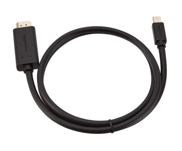 Kabel HDMI - Mini DisplayPort 1080p FULL HD Pozłacane Czarny 0.9M