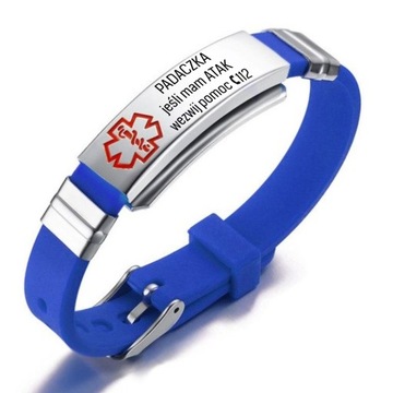 Браслет SOS BAND Epilepsy от эпилепсии, сталь