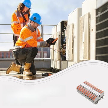 КОМПЛЕКТ ДЛЯ СОЕДИНЕНИЯ ПРОВОДОВ К РЕЛЬСОВЫМ КЛЕММАМ DIN-БЛОКИ АВТОМОБИЛЬНЫЕ ВИНТОВЫЕ КЛЕММЫ 10 КОМПЛЕКТОВ