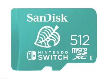 Карта microSD SanDisk Nintendo Switch 512 ГБ