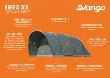 Палатка Vango Harris 500 5-местная