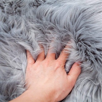 Ковер Искусственная овчина Пушистый Мех Ковер для гостиной Мягкий 90 см