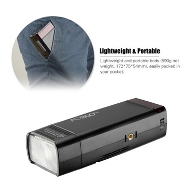 AD200Pro Pocket Flash Portable Wireless TTL Flash