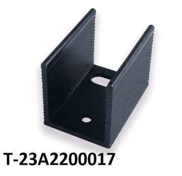 Radiator U TO220 czarny T-23A2200017