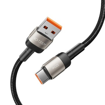 КАБЕЛЬ TECH-PROTECT ULTRABOOST EVO USB-A/USB-C 100Вт 5А 200СМ ТИТАН