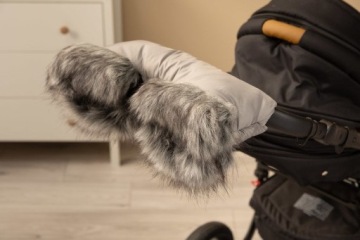 СЕРАЯ муфта из лисы