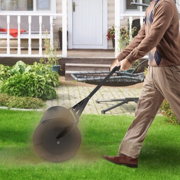 Разбрасыватель компоста Aufun Garden с Т-образной ручкой, 40 x 65 x 110 см, черный