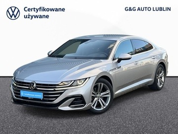 Volkswagen Arteon Fastback Facelifting 2.0 TSI 190KM 2021 Volkswagen Arteon R-Line 2.0 TSI 190 KM DSG DCC ACC LED Kamery 360 VAT Mar